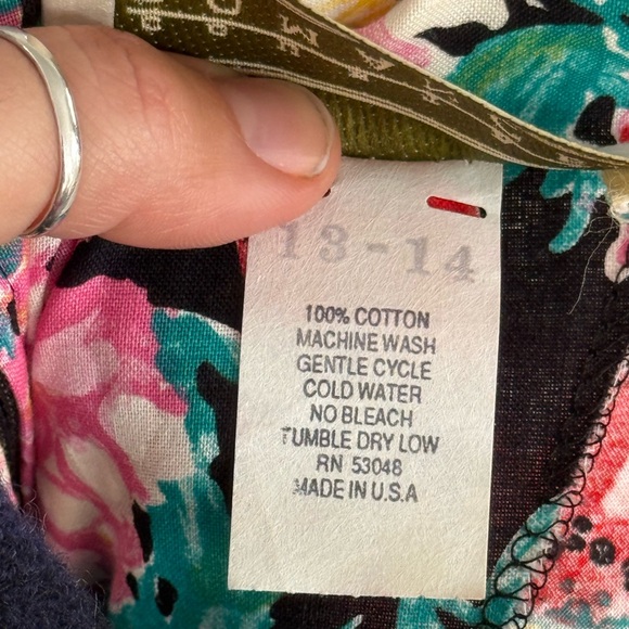 vintage floral puff sleeve midi dress - Picture 8 of 8